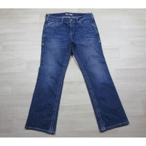 Ariat FR Jeans Work Womens (37" Waist) Mid Rise Boot Flame Resistant CAT 2 Denim